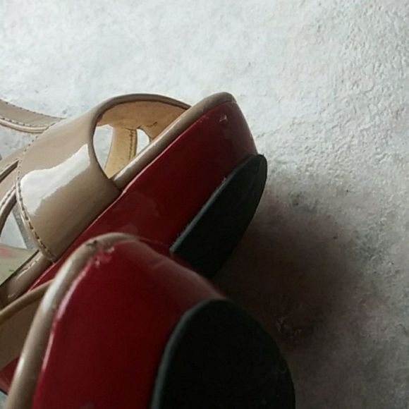 Color Block 5" Peep Toe Heels - Picture 7 of 7